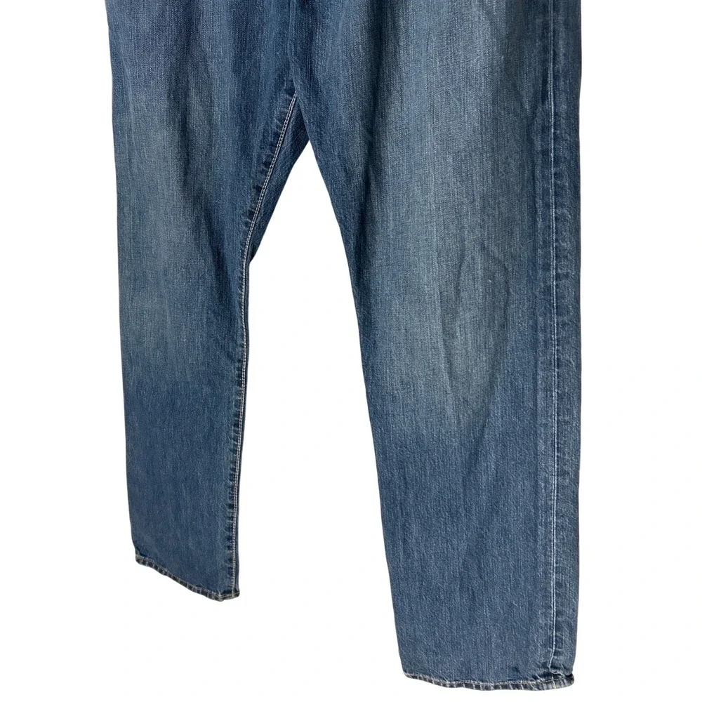 Polo Ralph Lauren Hampton Straight Jeans Blue Denim RL LogoSize‎ 34 x 30